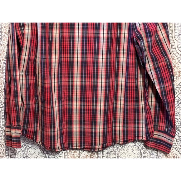 J. Crew Mens Plaid Long Sleeve Button-Down Shirt Size L - Picture 7 of 11
